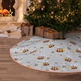 thumbnail image 5 of Bingfone Christmas Tree Skirt Mat Christmas Decoration Interior 36" -Bee, 5 of 6