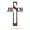 Penny Vein, variant on Jesus Cross Wall Art - Inspirational Metal Sign for Home Decor (Rust)