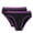#0062-Purple, variant on Xucatan 2PC Women's Period Panties, Leakproof Low Waist Underwear for Women, Breathable Cotton Blend Ladies Briefs, Stretchy Feminine Pants for Daily Wear, Protective Panties for Women Gift