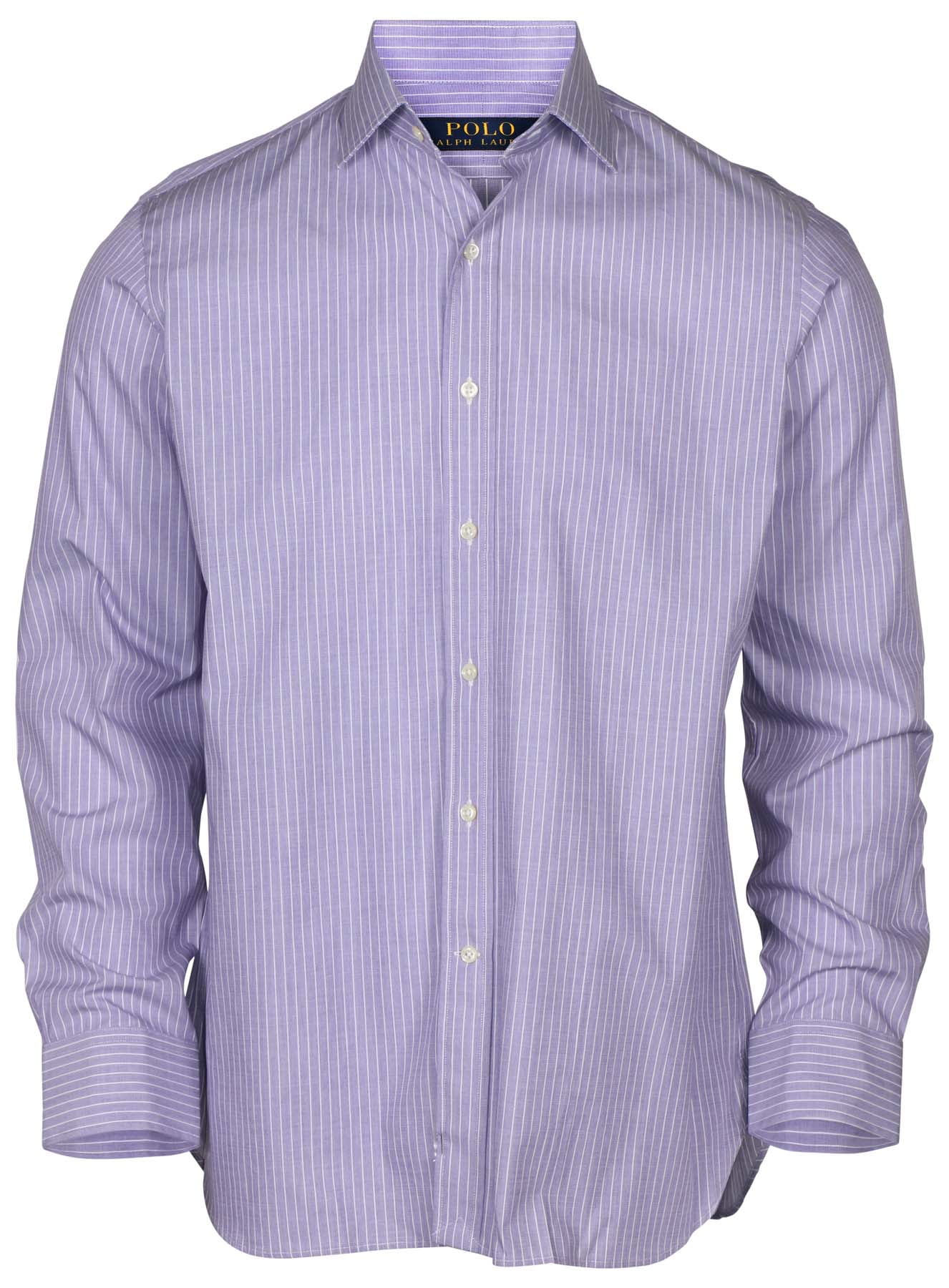 white long sleeve polo dress shirt
