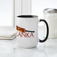 thumbnail image 4 of CafePress - Sri Lanka Cricket Mugs - 15 oz Ceramic Large White Novelty Mug, 4 of 4