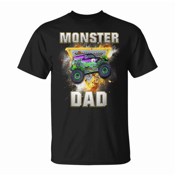 Monster Truck Dad Monster Truck Are My Jam Truck Lovers TShirt