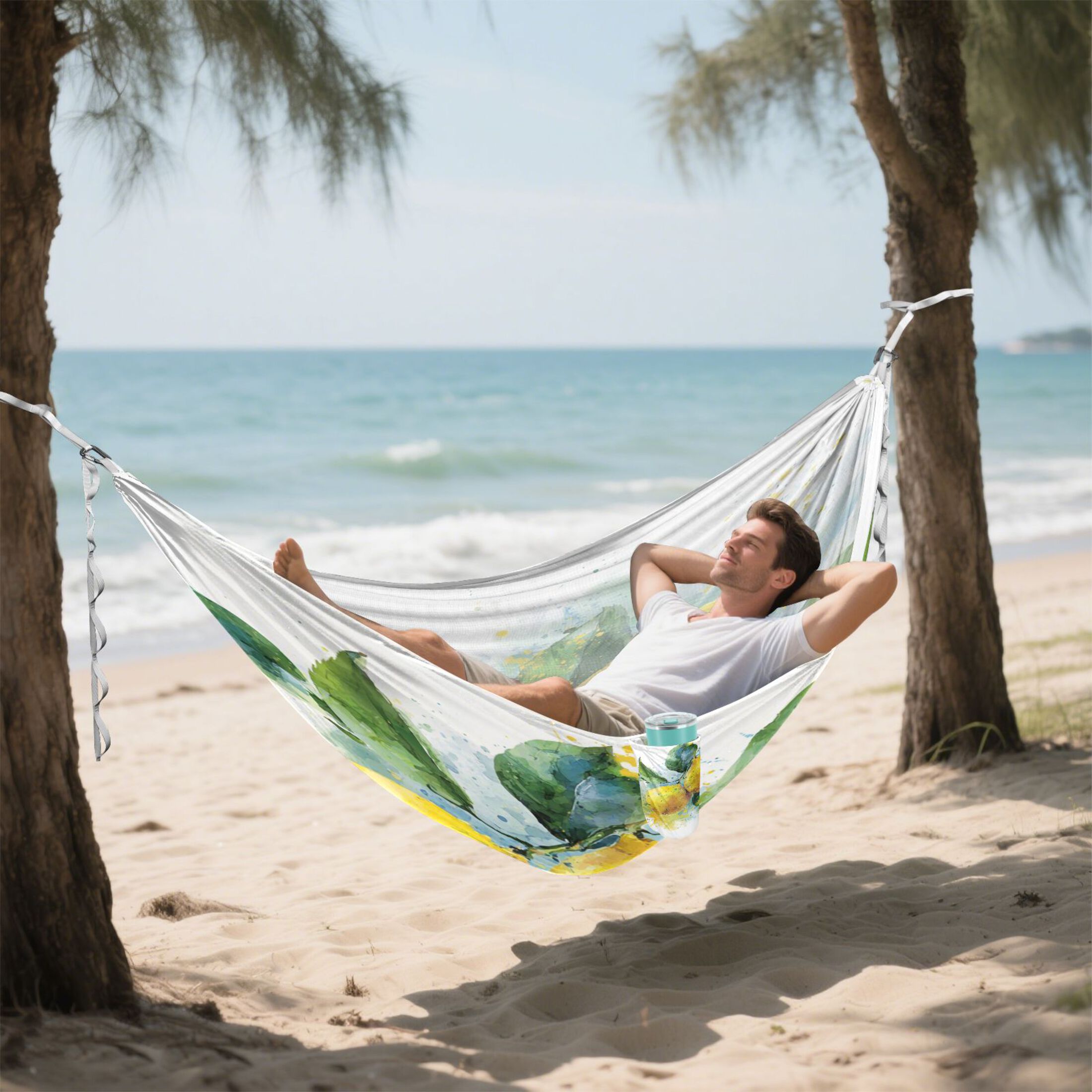 Hammock Camping Hammock Nylon Portable Hammock Travel Camping Hammock Lemon