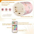 thumbnail image 5 of Yayeee Flameless Candles with Remote Flickering Battery Operated Multi Color Changing, Beige Halloween Skeleton, 5 of 7