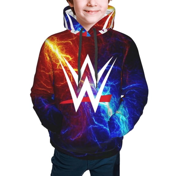 Cody W-W-E Rh-Odes Kids' Hoodie 3d Print Sweatshirt Soft Pullover Hooded With Big Pockets For Boys Or Girls Medium