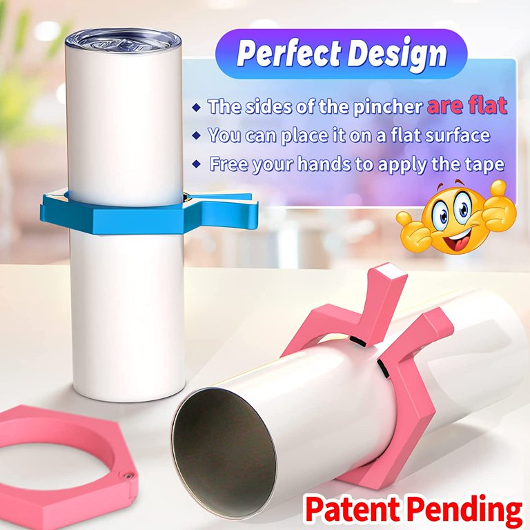  Sublimation Tumbler Pincher Tool Sublimation Tumblers Pinch  Supplies for 20oz Sublimation Blanks Skinny Tumbler Clamp Grip Tool for  Sublimation Paper and Tumblers, 4 Packs : Arts, Crafts & Sewing