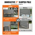 thumbnail image 3 of VEVOR Retractable Side Awning 71''x 138'' Patio Screen Fence Divider Fencing, 3 of 9