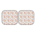 thumbnail image 4 of Picia Butterfly Flower 2 Piece Car Windshield Sun Shade Foldable | Foldable Sun Shield for Front Window Blocks UV Rays and Keeps Your Vehicle Cool-Small, 4 of 7