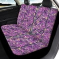 thumbnail image 4 of Pzuqiu Purple Camo Automotive Seat Cover 3 Pack, Car Seat Covers Full Set Polyester Comfortable Driving Breathable for most Cars Trucks Most SUV Vehicle, 4 of 10