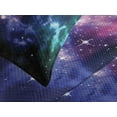 thumbnail image 4 of Ambesonne Nebula Quilted Bedspread Set 3 Pcs, Dusty Gas Cloud Stars, King Size, Purple Pink Navy, 4 of 5