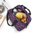 thumbnail image 5 of KLL Carnival Masks and Beads Print Insulated Lunch Bag Women, Reusable Cute Tote Lunch Box for Adult & Men, Leakproof Cooler Lunch Bags for Work Office Travel Picnic, 5 of 5