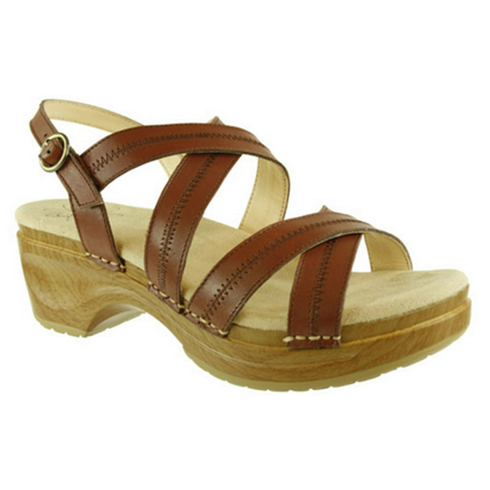 Sanita - Sanita Women's Darcy Brown Sandals 36 M EU 5.5-6 M - Walmart ...