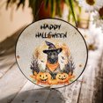 thumbnail image 3 of Happy Halloween Belgian Malinois Witches Hat Pumpkin Carving Stained Glass Suncatcher Sheepdog Dog Lover Gifts Window Hanging Sign Decor - 02019, 3 of 5