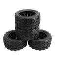 thumbnail image 1 of RC Tires And Wheels Rim Set, Black RC Short Course Truck Tires For Replacement, 1 of 8
