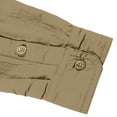 thumbnail image 5 of VgaVtl Collared Mens Long Sleeve Shirts Quick Drying Fall Winter Khaki Button Plus Size Mens Shirts Going Out Slim, 5 of 9