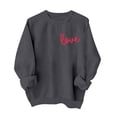 thumbnail image 5 of Kctiaxy Valentines Day Shirts Womens Crewneck Love Heart Print Sweatshirts Womens Casual Loose Comfy Hoodless Sweatshirt Fall Spring Clothes, 5 of 5
