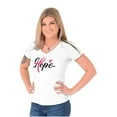 thumbnail image 4 of Pink Ribbon Zebra Breast Cancer Aware Women's Graphic T Shirt Tees Brisco Brands S, 4 of 5