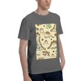 thumbnail image 2 of Bingfone Cartoon Dinosaurs Men'S Loose Fit Short-Sleeve Pocket T-Shirt, 2 of 7