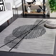 thumbnail image 2 of SAFAVIEH Odyssey Eason Modern Area Rug, Grey/Black, 5'3" x 7'6", 2 of 8