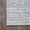 thumbnail image 5 of JONATHAN Y SILK ORCHID 4 x 6 Area Rug, Loom Strie - Gray/Turquoise, SOR200B-4, 5 of 9