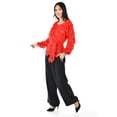 thumbnail image 2 of Blusa con diseño texturizado Roman Fashion / Juvenil, 5105 (Rojo) rojo M, 2 of 6