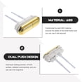 thumbnail image 4 of SHISUYAN Toilet Water Tank Button Plastic Dual Flush Button Bathroom Toilet Push Button, 4 of 8