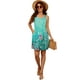 thumbnail image 5 of Vestido de verano Bluetime 2025 Boho sin mangas con bolsillos, verde azulado, 5 of 6