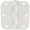 White, variant on Stone Harbor Hardware Standard Hinge, 3-1/2 Inches, 5/8" Radius Corner, Bulk Pack (100 Each), Oil-Rubbed Bronze