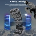 thumbnail image 4 of Yirtree 4 Pairs Ski Socks Knee High Winter Cold Weather Thermal Performance Snowboard Skiing Hiking Socks for Men Women, 4 of 8
