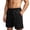 Black, variant on Men's Cotton Blend Straight Leg Sweat Shorts 7 Inch, Elastic Waist Drawstring Casual Shorts with Side Pockets, Loose Fit Breathable Workout & Lounge Shorts Khaki