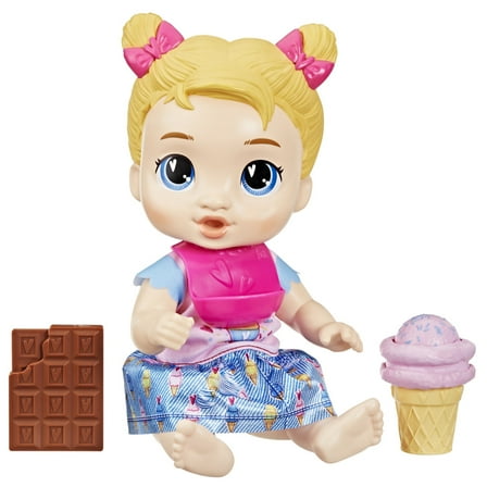 Baby Alive Sweet Snacks Harper Hugs, Blonde Hair Baby Doll, Toys for Girls & Boys 3 
