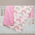 thumbnail image 4 of Gllquen Baby Blanket for Girls Super Soft Plush Minky Blanket for Toddler, Newborn, Infant 30"x 40", Colorful Rainbow, 4 of 9