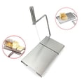 thumbnail image 3 of Trancheuse à Fromage Moderne en Acier Inoxydable, Coupe-Fromage en Acier Inoxydable, Trancheuse à Fil pour Fromage Beurre, Équipée de 5 Fils de Rechange, 3 of 8