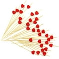 thumbnail image 2 of Cocktail Picks, Wooden Toothpicks Cocktail Sticks, Handmade Sticks Appetizer Toothpicks for Party AppetizersStyle 3, 2 of 6