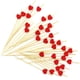 thumbnail image 2 of 100 Piezas Palillos de Cóctel Palillos de Cóctel Palillos de Cóctel de Bambú Natural Hechos a Mano Brochetas de Aperitivo Ecológicas para Aperitivos de Cóctel Frutas Postre, 2 of 8