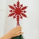thumbnail image 5 of Adornos navideños de estrella de hierro para la parte superior del árbol de Navidad, estrella de cinco puntas, estrella tridimensional hueca radiante, adorno brillante para la parte superior del árbol, 5 of 6
