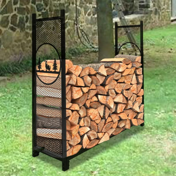 Zimtown Firewood Holder Small, Outdoor Firewood Holder