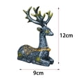thumbnail image 4 of Estatuilla de resina, estatua artística de coche, artesanía, decoración de coche, adorno de escritorio, escultura de Animal para amantes de los animales, mesa para sala de estar, 4 of 5