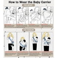 thumbnail image 6 of Gilysido adjustable hands-free baby sling carrier, ergonomically designed, suitable for newborns to toddlers aged 0-4, Grey, 6 of 8