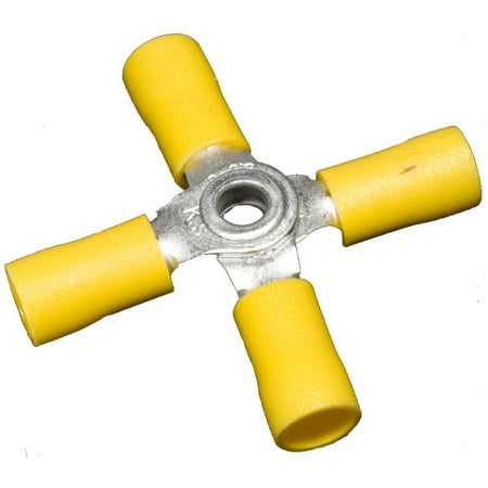 Vinyl Insulated 4-Way Connectors 12-10 per 100 Pack