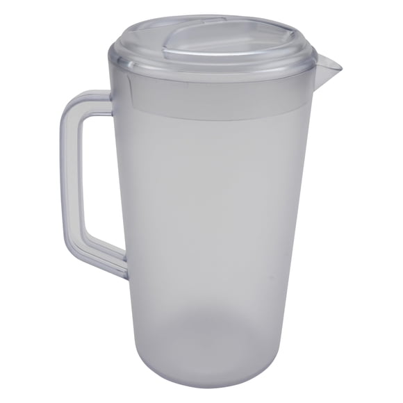 Jarra de plástico G.E.T. Heavy-Duty de 3,78 L con tapa transparente sin BPA