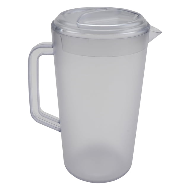 Jarra de plástico G.E.T. Heavy-Duty de 3,78 L con tapa transparente sin BPA