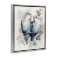 thumbnail image 2 of Stupell Industries Modern Blue Bird Lovers Gray Floating Frame Canvas Art, 25 x 31, by Franklyn Gregory, 2 of 8