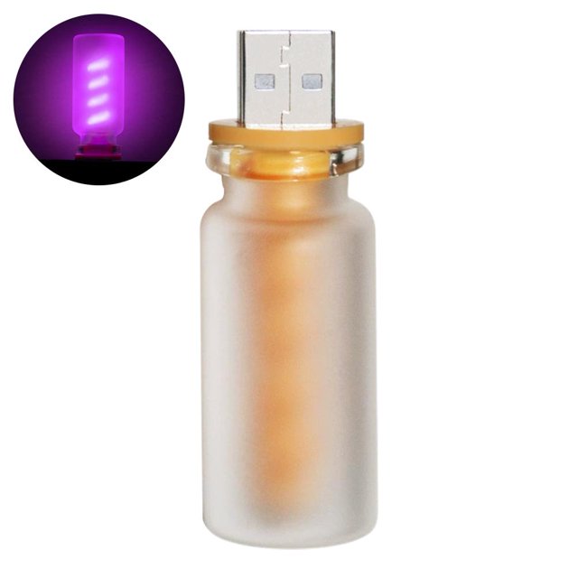 Bombilla LED USB hecha a mano, luz nocturna portátil, HOT K1V0