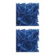 thumbnail image 4 of Bewildely Relleno de papel triturado de hierba de Pascua, confeti DIY, relleno a prueba de golpes, decoración de boda, suministros de embalaje, azul Type2 NO2, 4 of 5