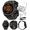51mm - Carbon Gray DLC Titanium/Black +WHT EarBuds, variant on Fenix 8 Pro 47mm AMOLED Watch Sapphire Titanium Graphite/Black Band