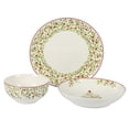 thumbnail image 4 of Gibson Home Tree Festival 12 Piece Double Bowl Dinnerware Set, 4 of 7