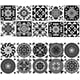 thumbnail image 1 of 20 piezas pegatinas de azulejos adhesivos cuadrados, azulejo de pared autoadhesivo, autoadhesivo, 11 kaili Sencillez, 1 of 2