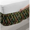 thumbnail image 2 of Ice Cream Bed Skirt, Abstract Design Popsicles Continuous Pattern with Dots, Elastic Bedskirt Dust Ruffle Wrap Around for Bedding Decor, 4 Sizes, Multicolor, by Ambesonne, 2 of 2