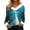 h-Multicolor, variant on LEBONYARD Women's Trendy Plush Collar Cuff V-Neck Chic Christmas Tree Printed Pullover Top Casual Long Sleeved Loose Fit Warm Ladies Christmas Top